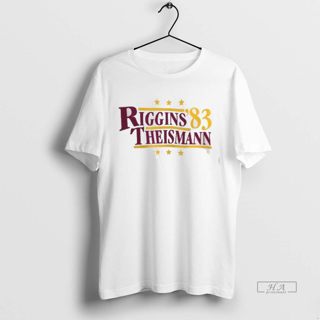 Official Trendy Riggins And Theismann 83 Political - Adult & Kids T-Shirts, Sweatshirts & Hoodies apparel design preview 1