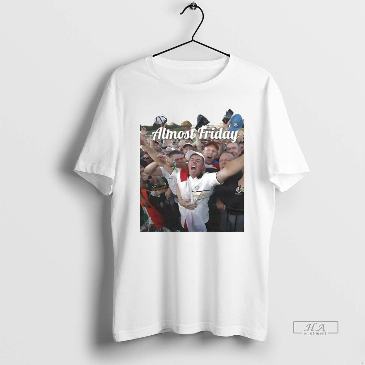 Official Trendy Rory Mcilroy Celebration 2025 Ryder - Adult & Kids T-Shirts, Sweatshirts & Hoodies apparel design preview 1