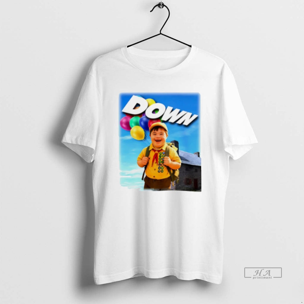 Official Trendy Russell Up Down Graphic - Adult & Kids T-Shirts, Sweatshirts & Hoodies apparel design preview 1