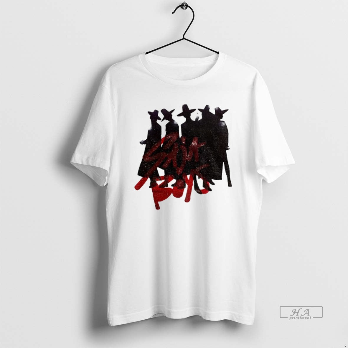 Official Trendy Saja Boys Huntrix Demon Hunter Kpop - Adult & Kids T-Shirts, Sweatshirts & Hoodies apparel design preview 1