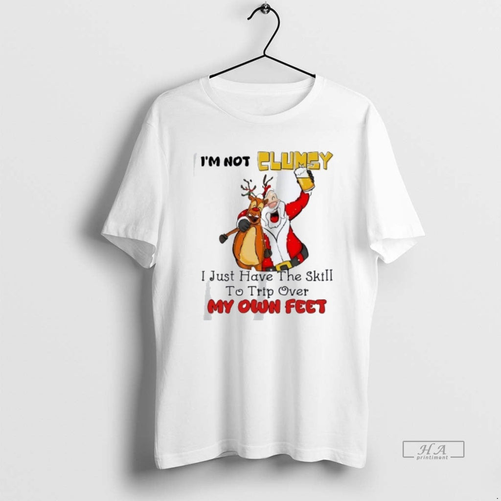 Official Trendy Santa Im Not Clumsy I Just Have The - Adult & Kids T-Shirts, Sweatshirts & Hoodies apparel design preview 1