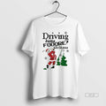 Official Trendy Santa Golf Driving Home For Christmas - Adult & Kids T-Shirts, Sweatshirts & Hoodies apparel design preview 1