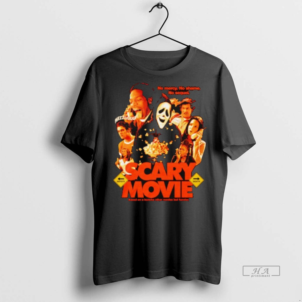 Official Trendy Scary Movie Wazzuuuup No Mercy Shame - Adult & Kids T-Shirts, Sweatshirts & Hoodies apparel design preview 1