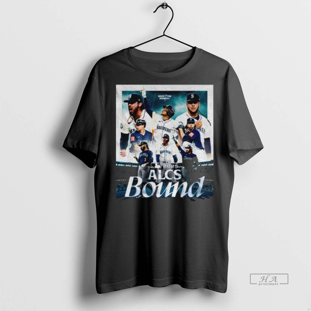 Official Trendy Seattle Mariners 2025 American League - Adult & Kids T-Shirts, Sweatshirts & Hoodies apparel design preview 1