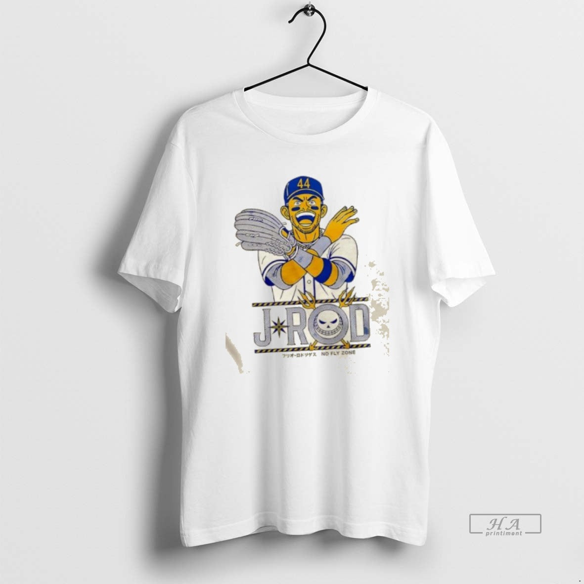 Official Trendy Seattle Mariners J Rod No Fly Zone - Adult & Kids T-Shirts, Sweatshirts & Hoodies apparel design preview 1