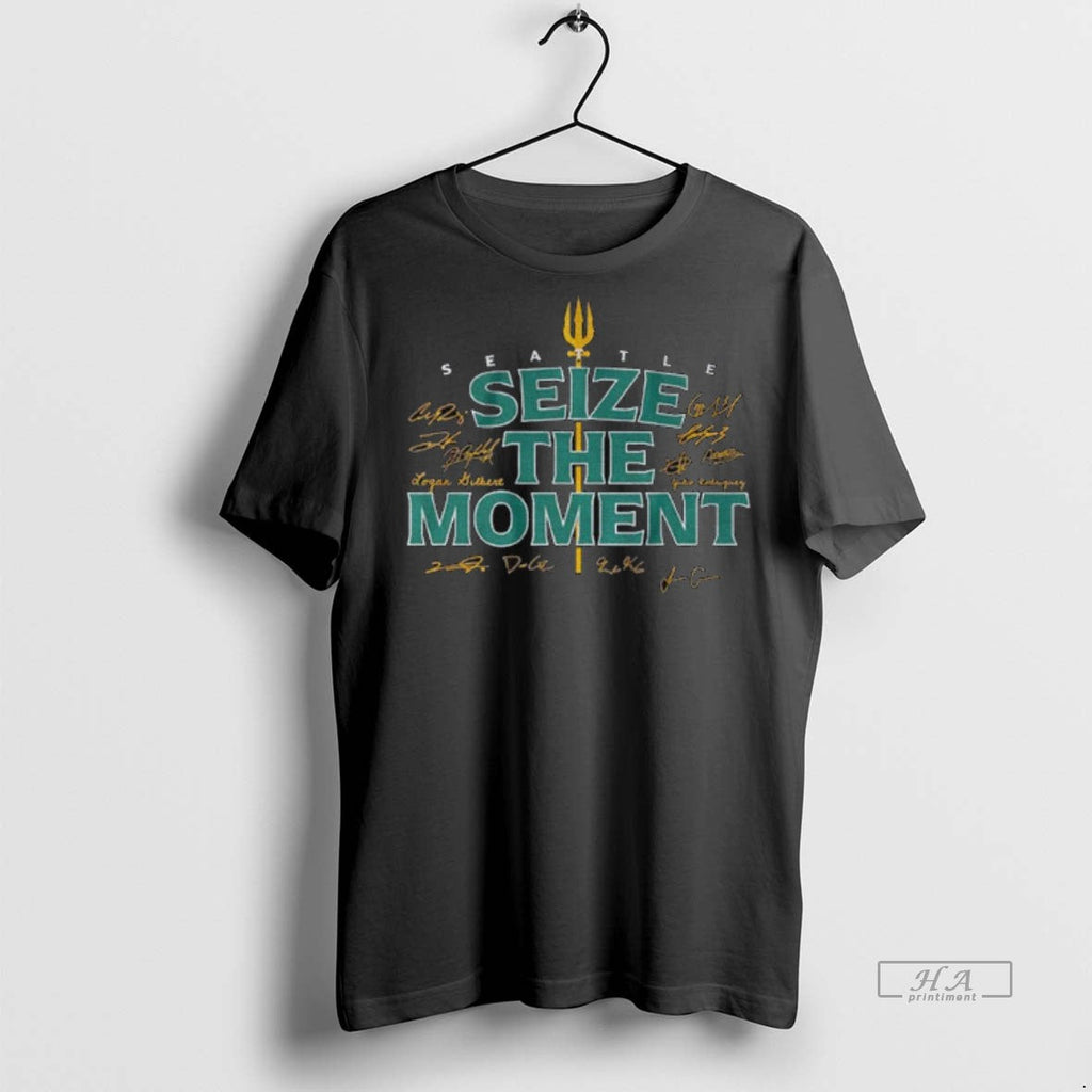 Official Trendy Seattle Mariners Tridents Up Seize - Adult & Kids T-Shirts, Sweatshirts & Hoodies apparel design preview 1