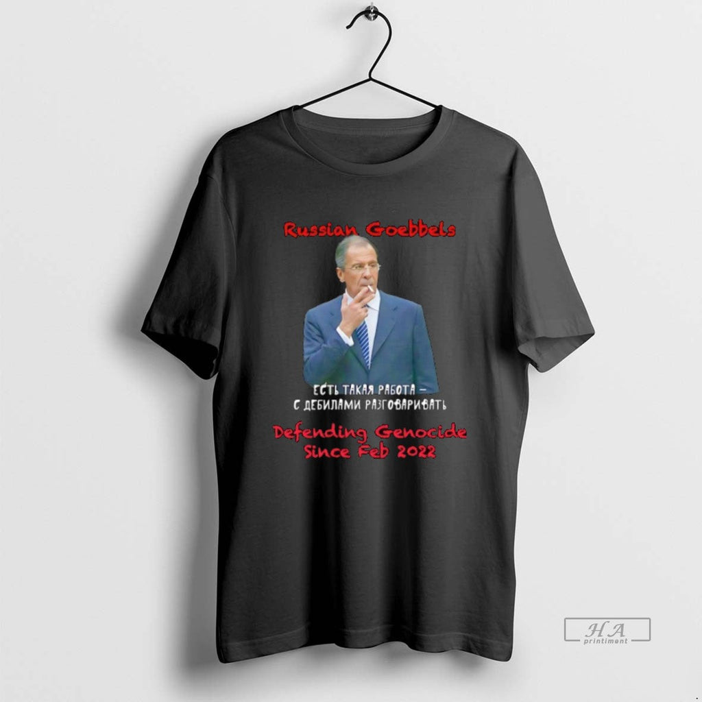 Official Trendy Sergey Lavrov Russian Goebbels - Adult & Kids T-Shirts, Sweatshirts & Hoodies apparel design preview 1