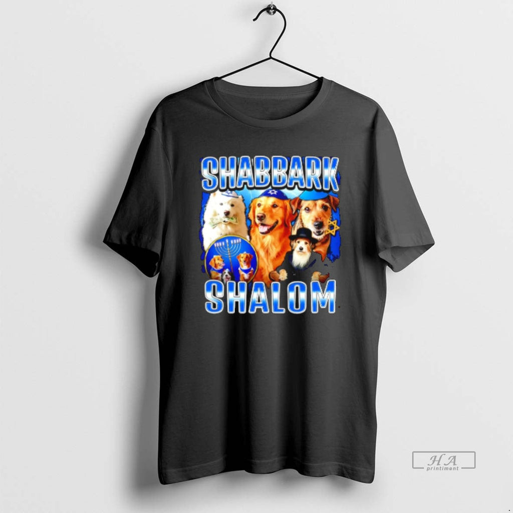 Official Trendy Shabbat Shalom Jewish Dog - Adult & Kids T-Shirts, Sweatshirts & Hoodies apparel design preview 1