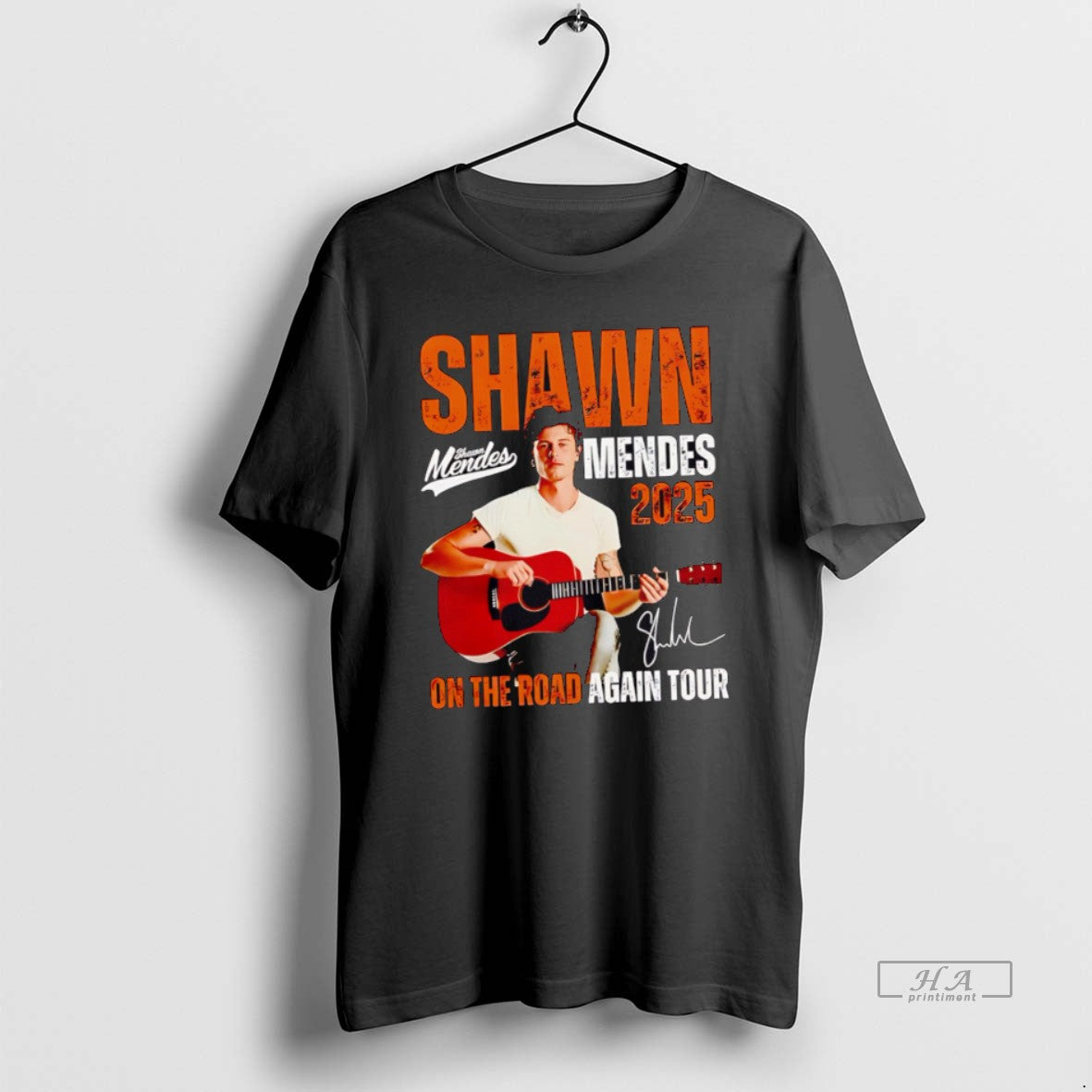 Official Trendy Shawn Mendes 2025 On The Road Again - Adult & Kids T-Shirts, Sweatshirts & Hoodies apparel design preview 1