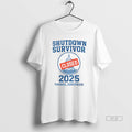Official Trendy Shutdown Survivor White House Closed - Adult & Kids T-Shirts, Sweatshirts & Hoodies apparel design preview 1