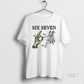 Official Trendy Six Seven 6 7 Skeleton Hands - Adult & Kids T-Shirts, Sweatshirts & Hoodies apparel design preview 1