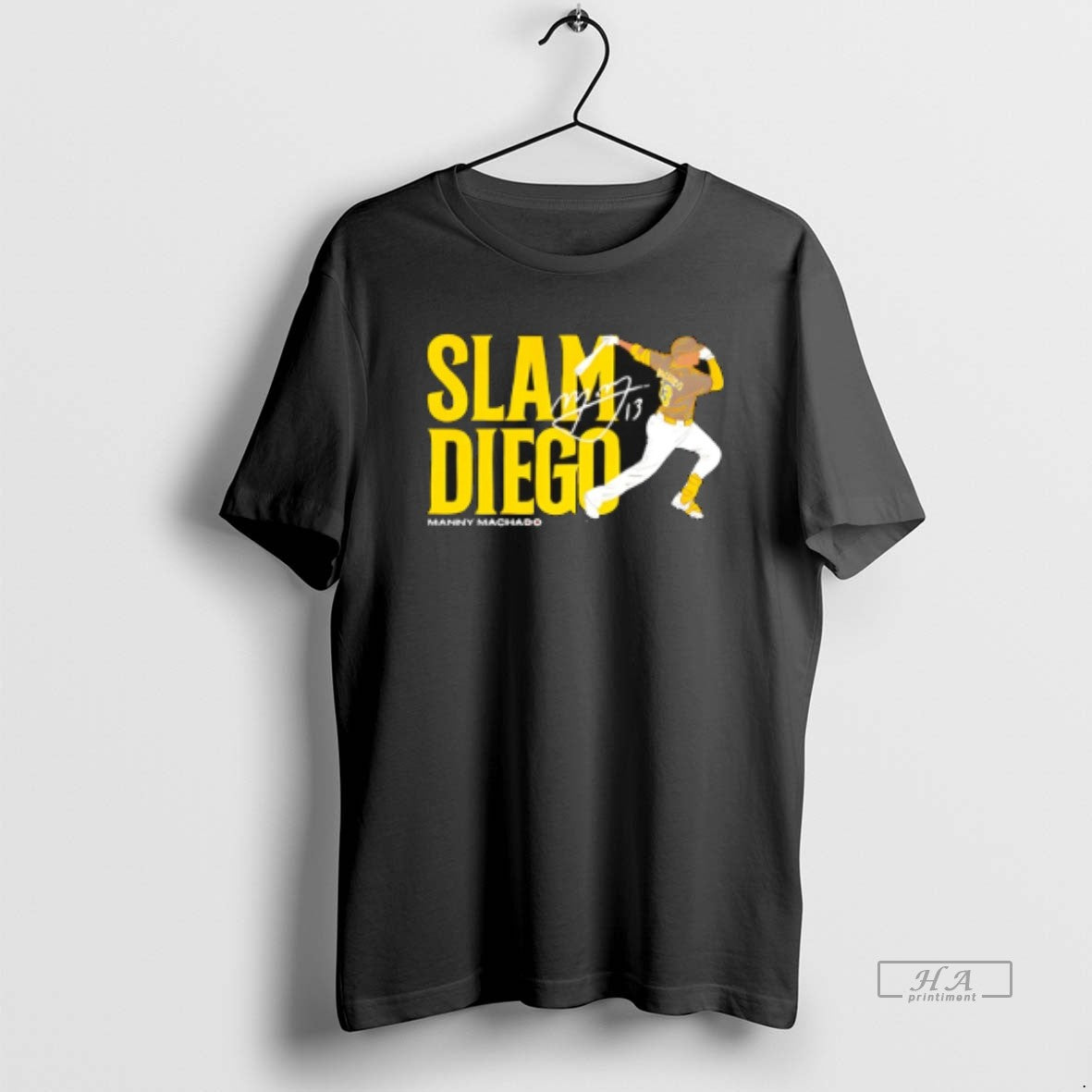 Official Trendy Slam Diego Manny Machado San Padres - Adult & Kids T-Shirts, Sweatshirts & Hoodies apparel design preview 1