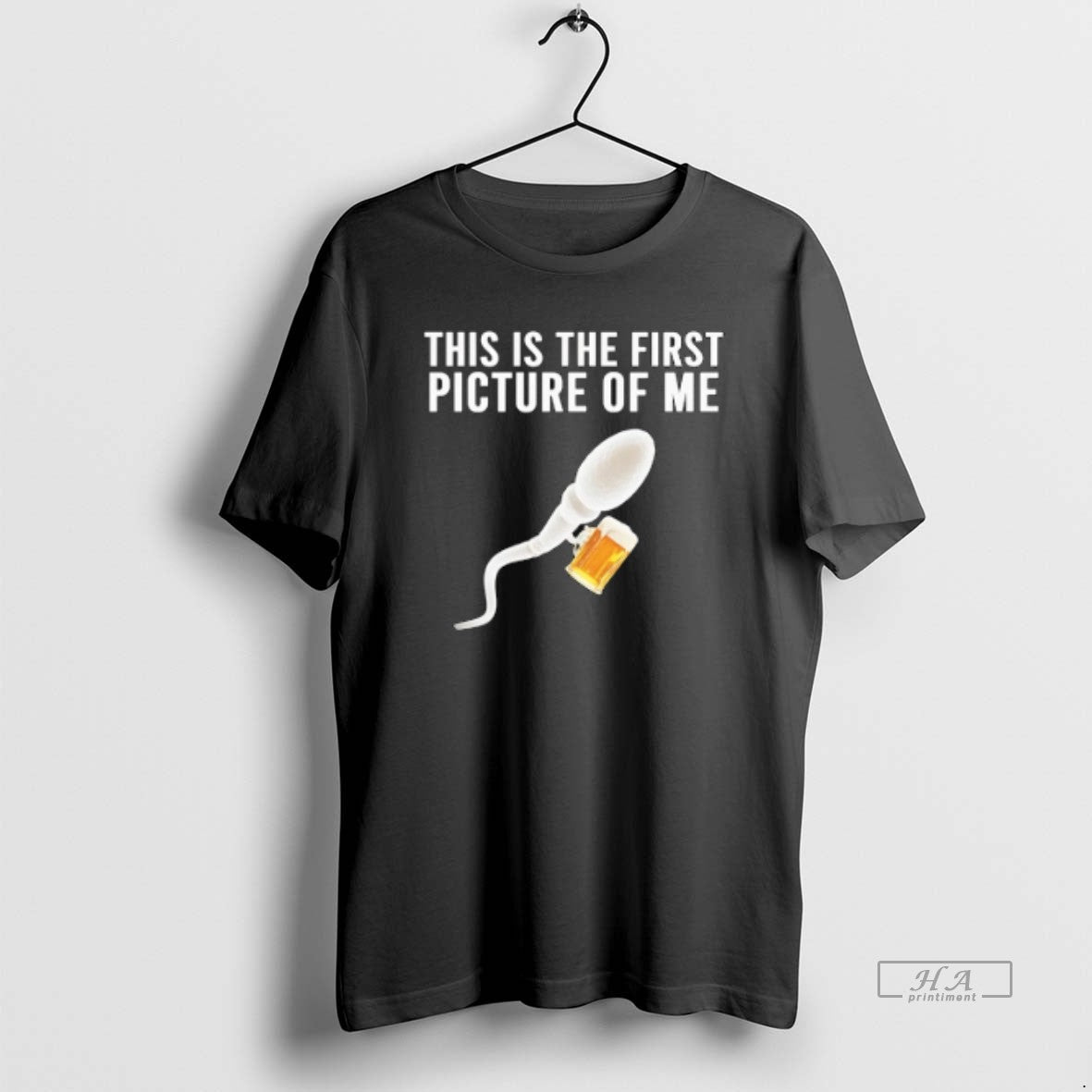Official Trendy Sperm Beer This Is The First Picture - Adult & Kids T-Shirts, Sweatshirts & Hoodies apparel design preview 1