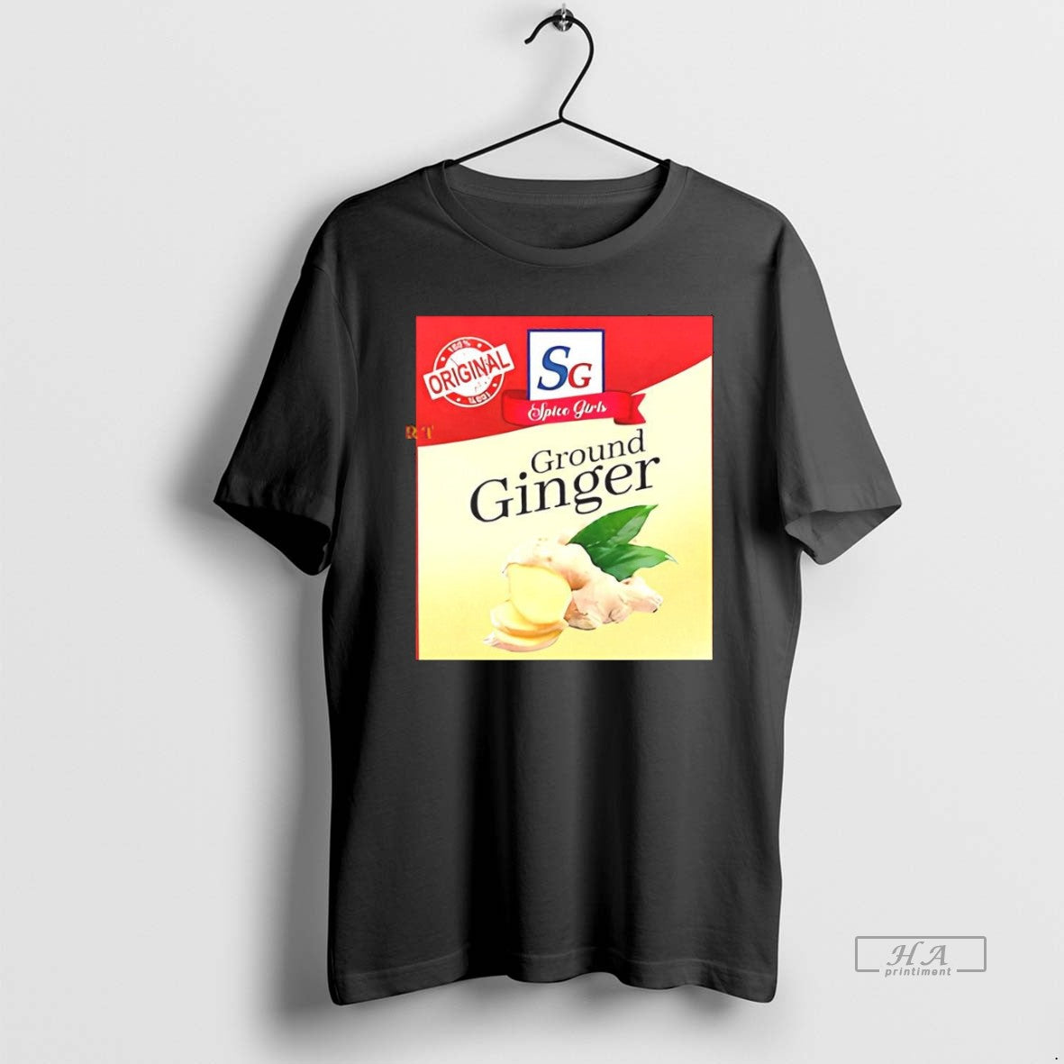 Official Trendy Spice Girls Ground Ginger - Adult & Kids T-Shirts, Sweatshirts & Hoodies apparel design preview 1