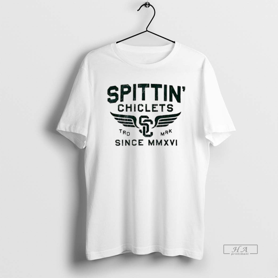 Official Trendy Spittin Chiclets Wings Sc Hockey - Adult & Kids T-Shirts, Sweatshirts & Hoodies apparel design preview 1