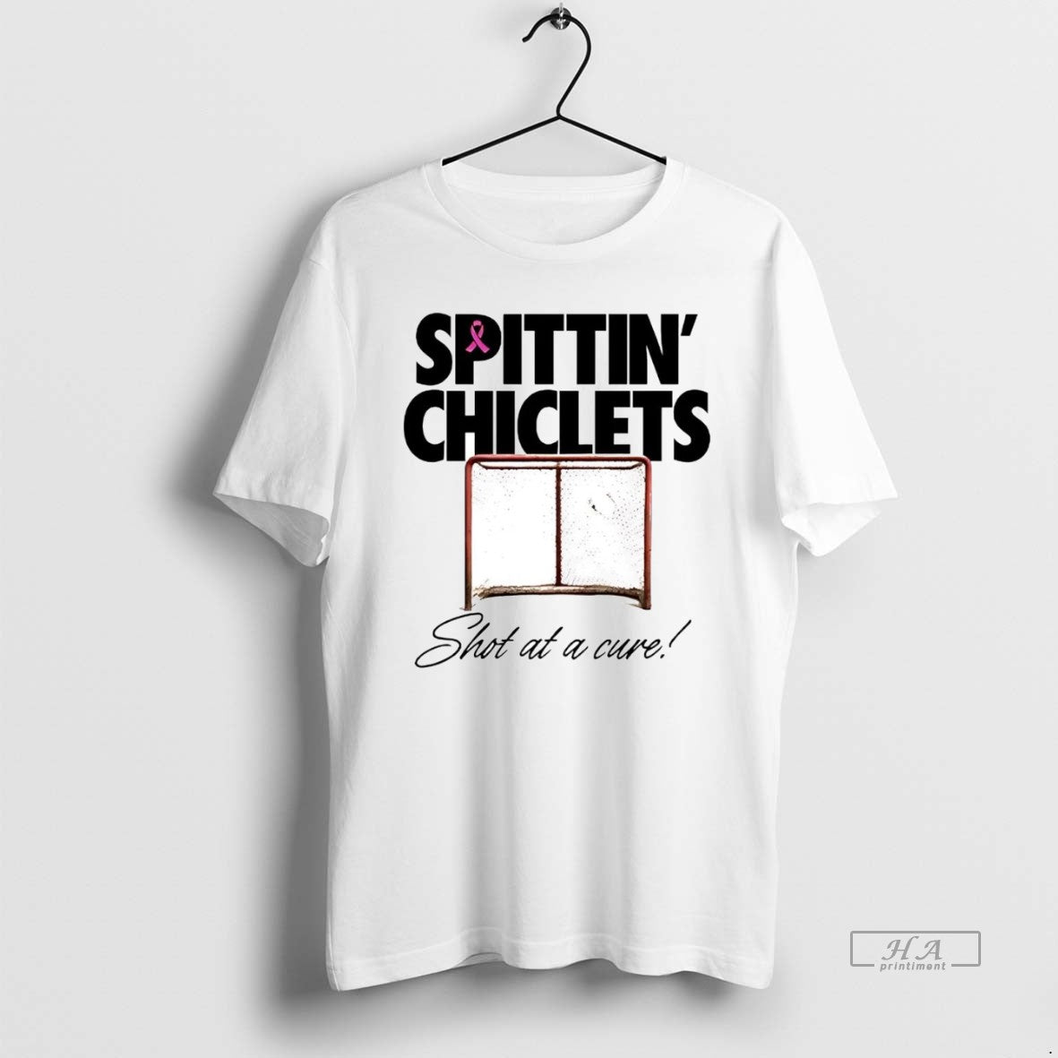 Official Trendy Spittin Chiclets Shot At A Cure - Adult & Kids T-Shirts, Sweatshirts & Hoodies apparel design preview 1