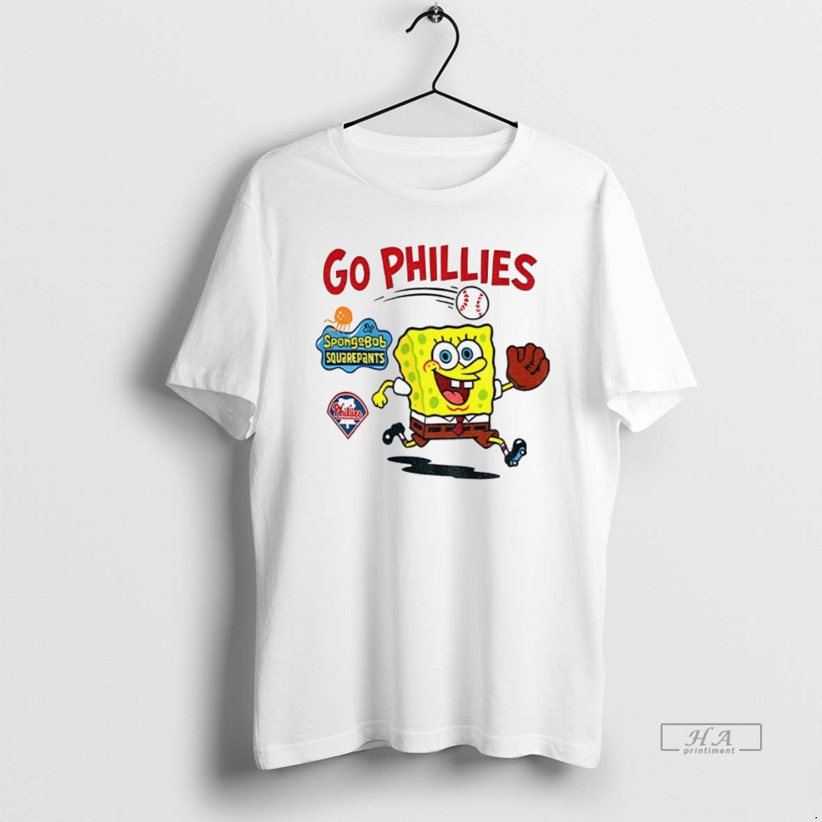 Official Trendy Squarepants Go Phillies Philadelphia - Adult & Kids T-Shirts, Sweatshirts & Hoodies apparel design preview 1