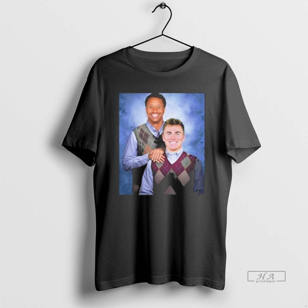 Official Trendy Step Brothers Bo Nix And Courtland - Adult & Kids T-Shirts, Sweatshirts & Hoodies apparel design preview 1