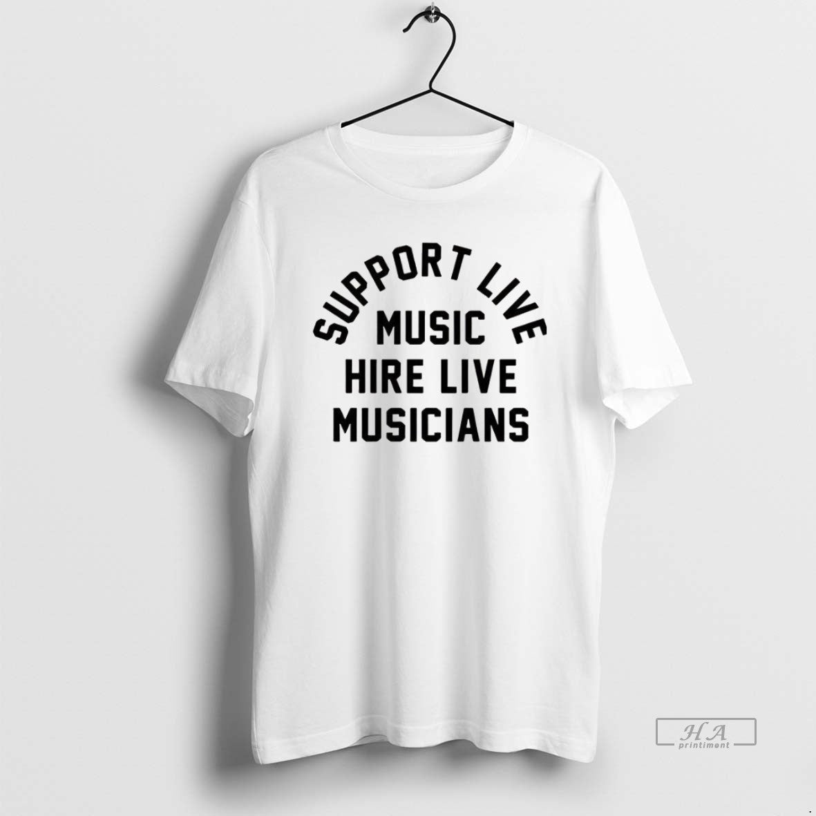 Official Trendy Support Live Music Hire Musicians - Adult & Kids T-Shirts, Sweatshirts & Hoodies apparel design preview 1