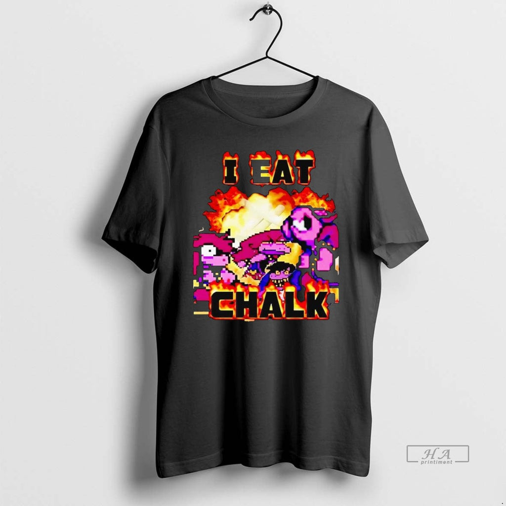 Official Trendy Susie Deltarune I Eat Chalk - Adult & Kids T-Shirts, Sweatshirts & Hoodies apparel design preview 1