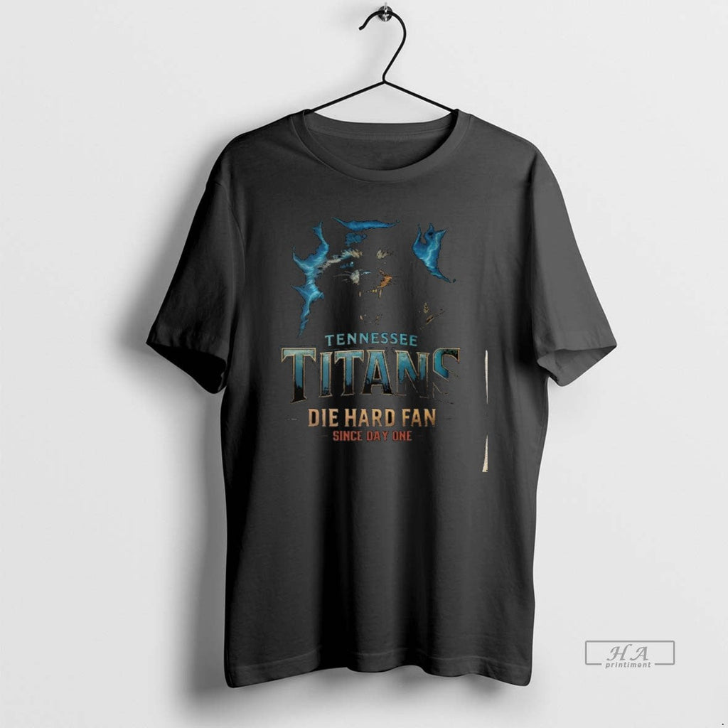 Official Trendy Tennessee Titans Die Hard Fan Since - Adult & Kids T-Shirts, Sweatshirts & Hoodies apparel design preview 1