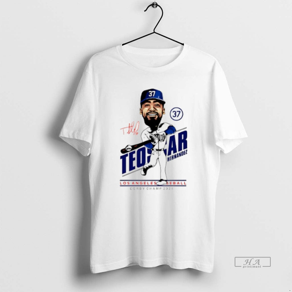 Official Trendy Teoscar Hernandez Los Angeles Dodgers - Adult & Kids T-Shirts, Sweatshirts & Hoodies apparel design preview 1