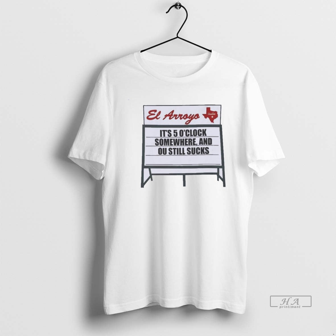 Official Trendy Texas Longhorns El Arroyo Ou Still - Adult & Kids T-Shirts, Sweatshirts & Hoodies apparel design preview 1