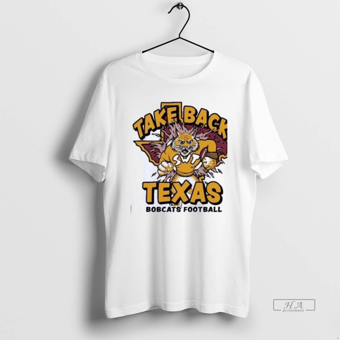 Official Trendy Texas State Bobcats Football Take - Adult & Kids T-Shirts, Sweatshirts & Hoodies apparel design preview 1