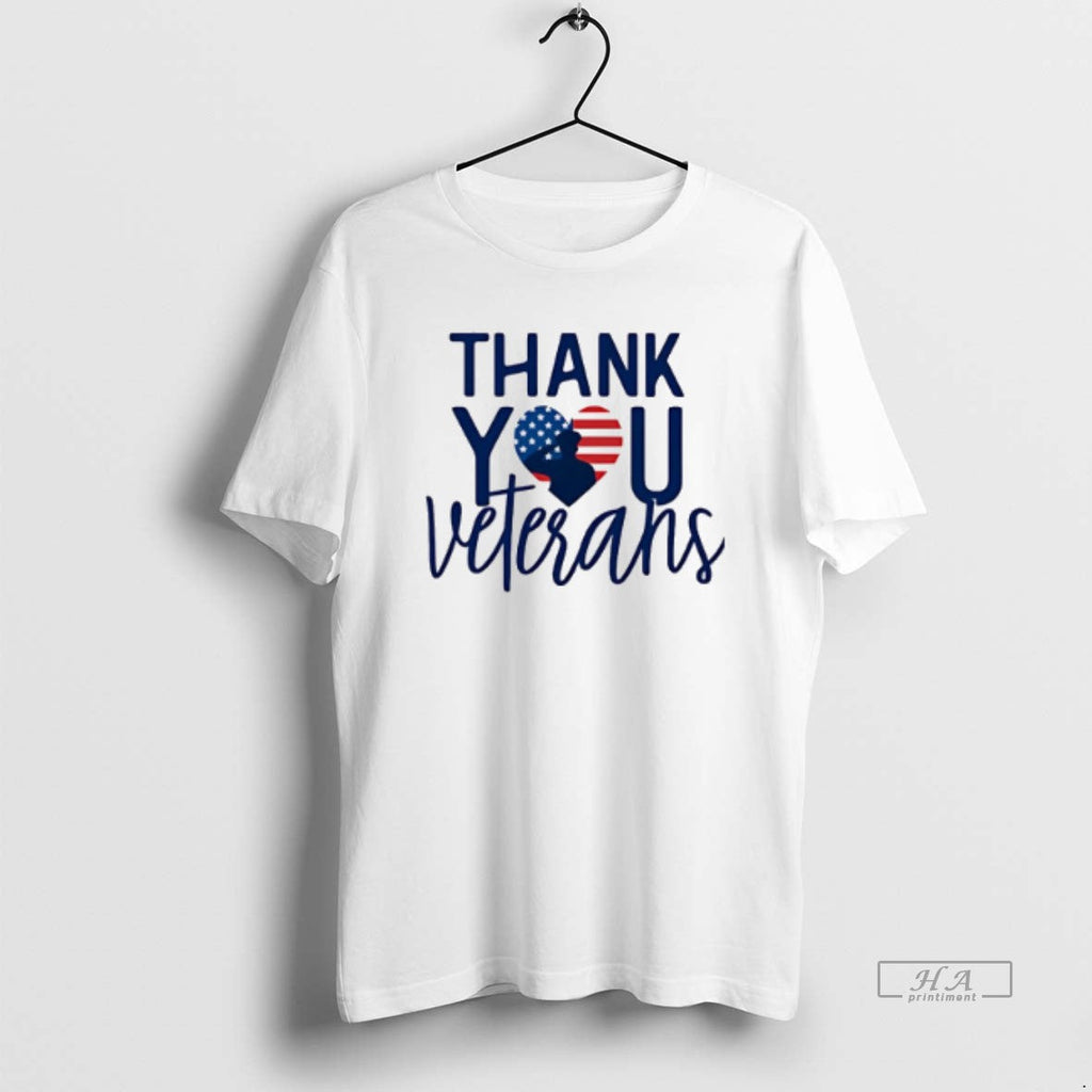 Official Trendy Thank You Veterans Heart - Adult & Kids T-Shirts, Sweatshirts & Hoodies apparel design preview 1