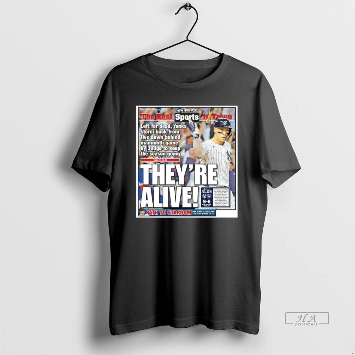 Official Trendy The Best Sports In Town Mlb 2025 Alds - Adult & Kids T-Shirts, Sweatshirts & Hoodies apparel design preview 1