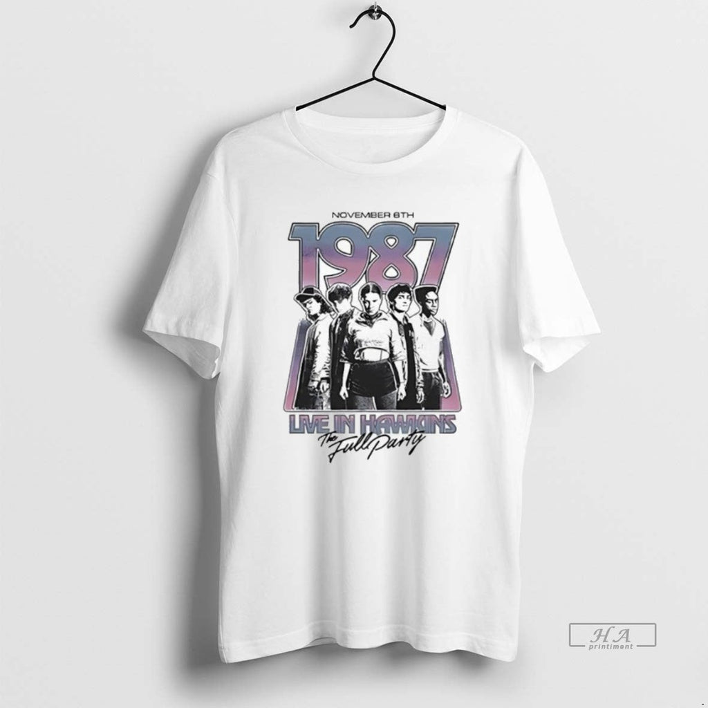 Official Trendy The Full Party November 6th 1987 Live - Adult & Kids T-Shirts, Sweatshirts & Hoodies apparel design preview 1