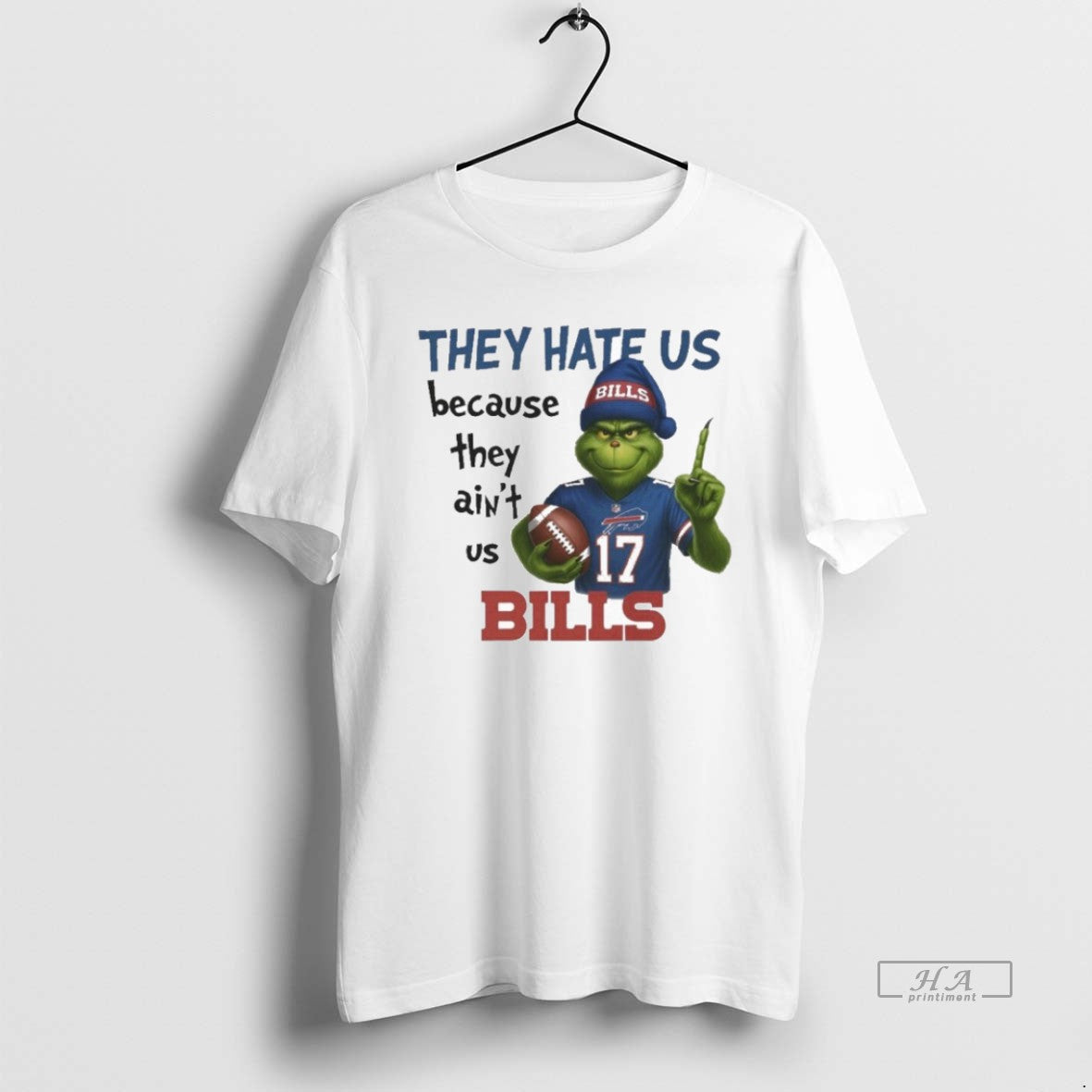 Official Trendy The Grinch They Hate Us Because Aint - Adult & Kids T-Shirts, Sweatshirts & Hoodies apparel design preview 1
