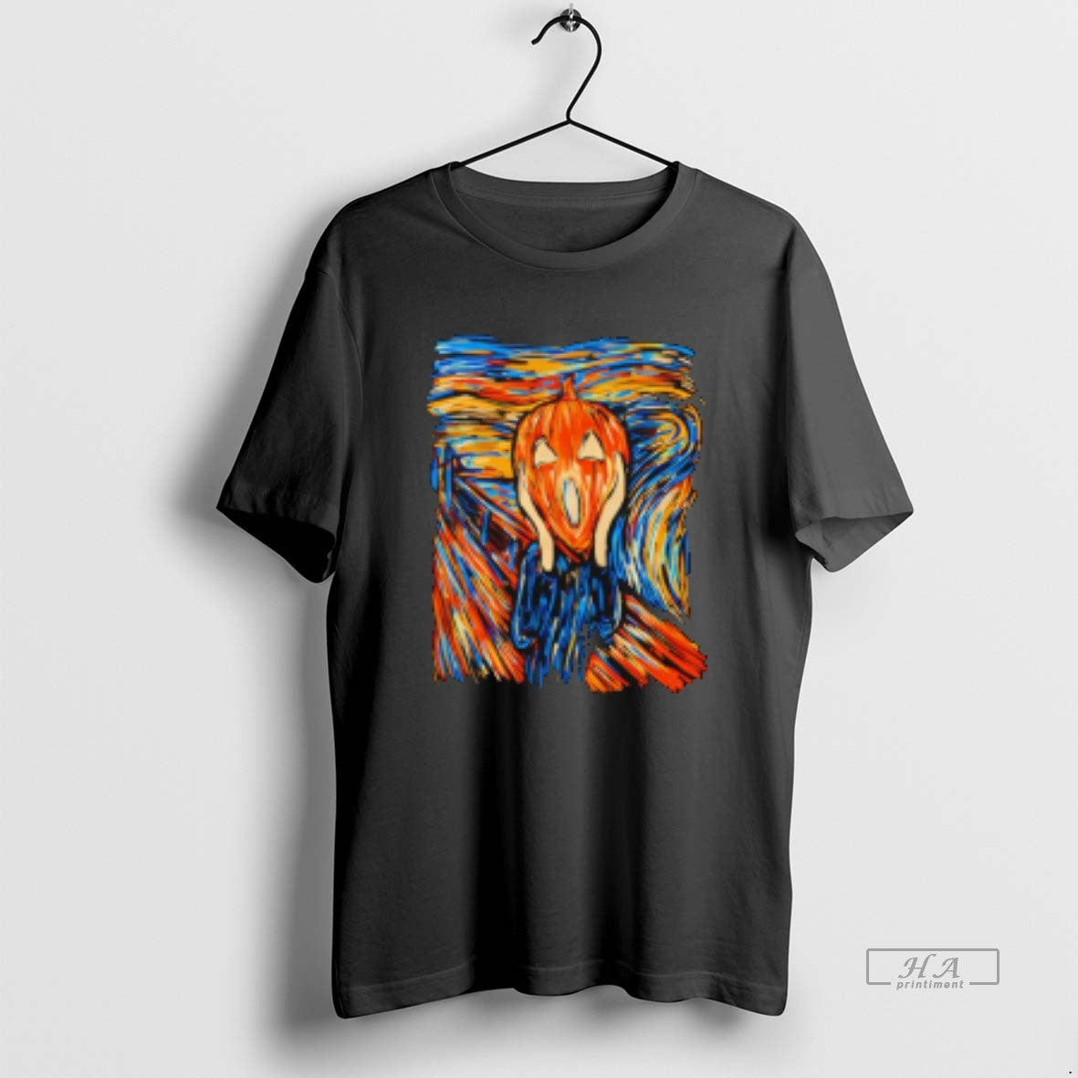Official Trendy The Halloscream Van Gogh Halloween - Adult & Kids T-Shirts, Sweatshirts & Hoodies apparel design preview 1