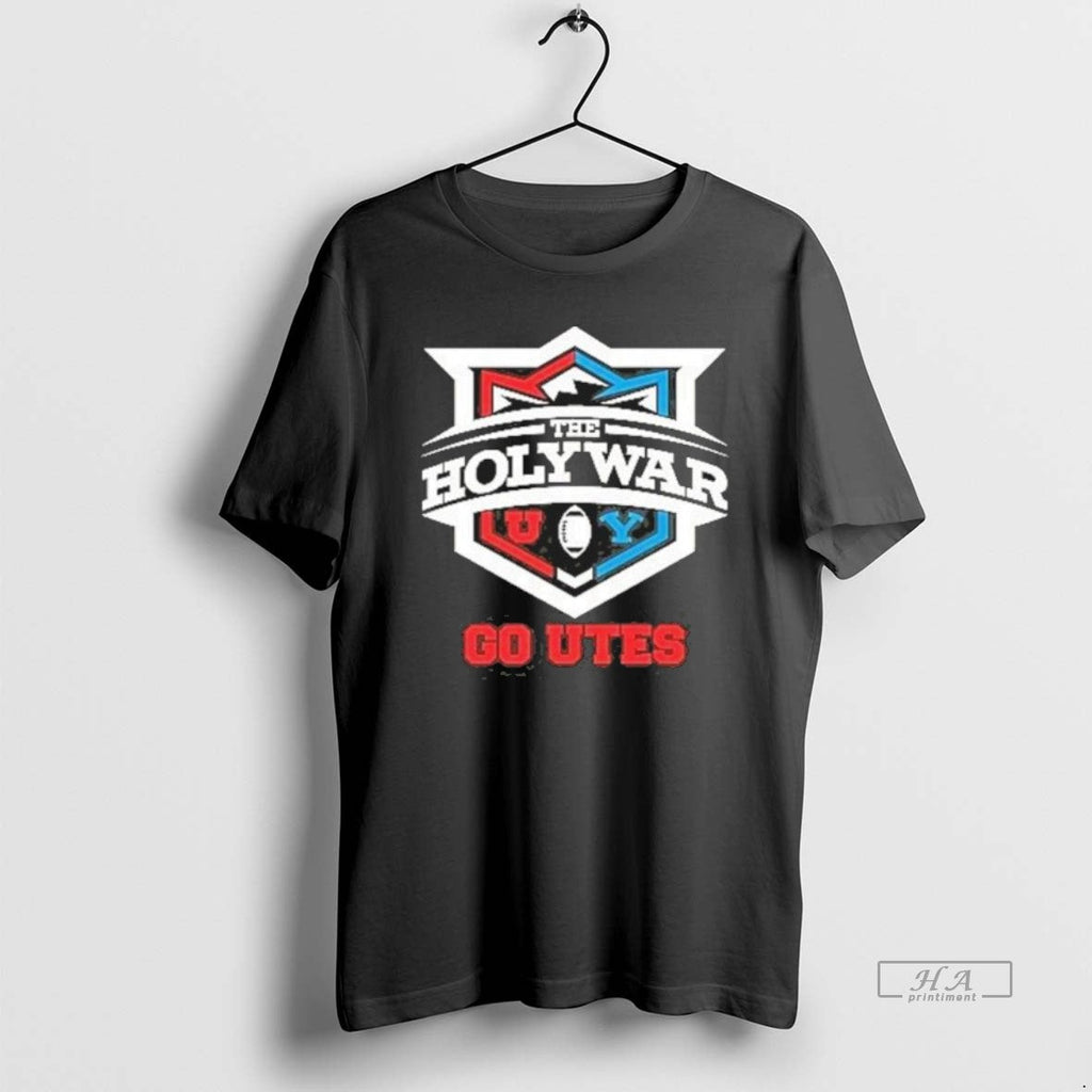 Official Trendy The Holy War 2025 Utah Utes Vs Byu - Adult & Kids T-Shirts, Sweatshirts & Hoodies apparel design preview 1