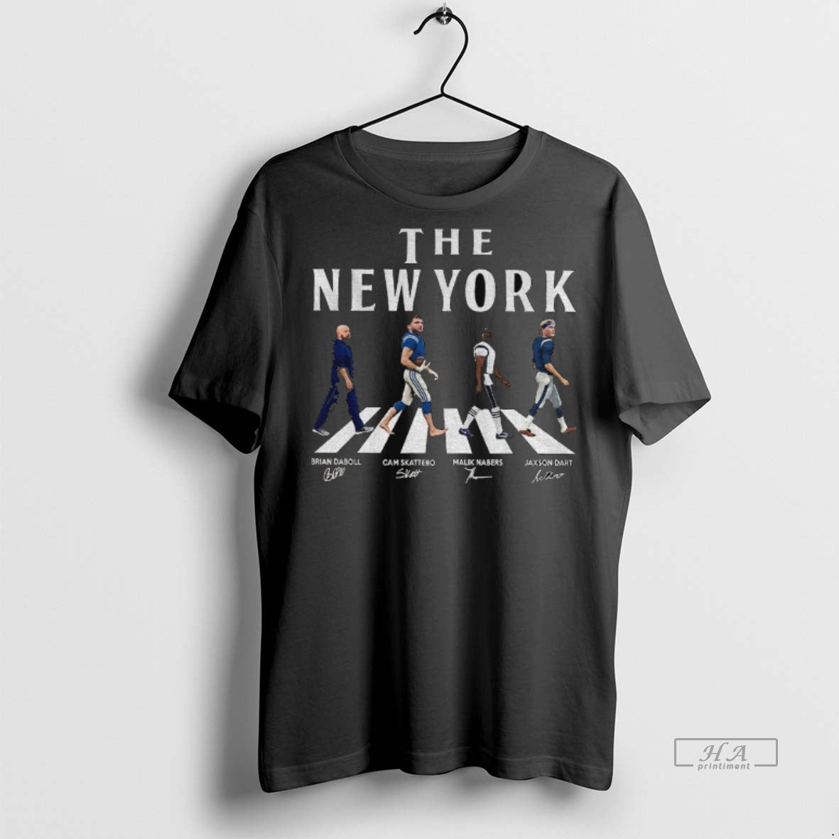 Official Trendy The New York Walking Road Signatures - Adult & Kids T-Shirts, Sweatshirts & Hoodies apparel design preview 1
