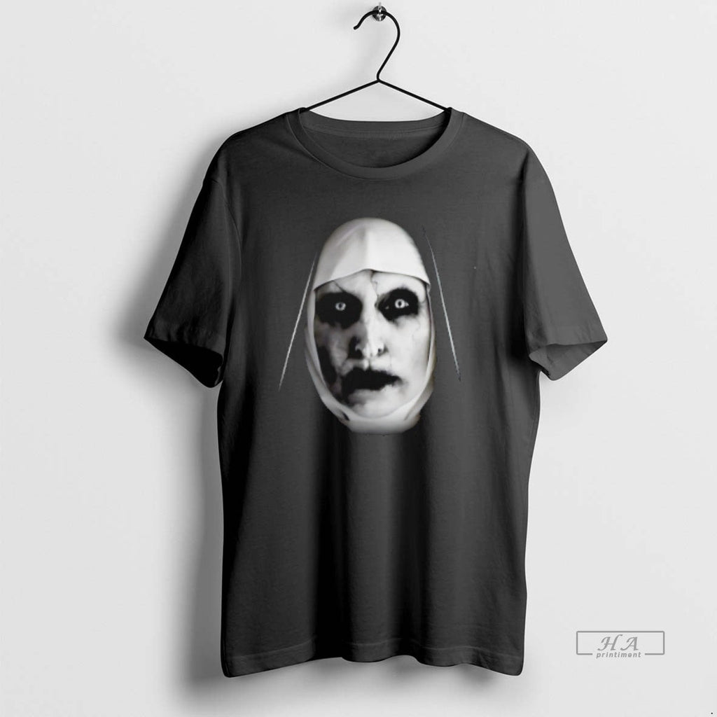 Official Trendy The Nun Horror Character Big Face - Adult & Kids T-Shirts, Sweatshirts & Hoodies apparel design preview 1