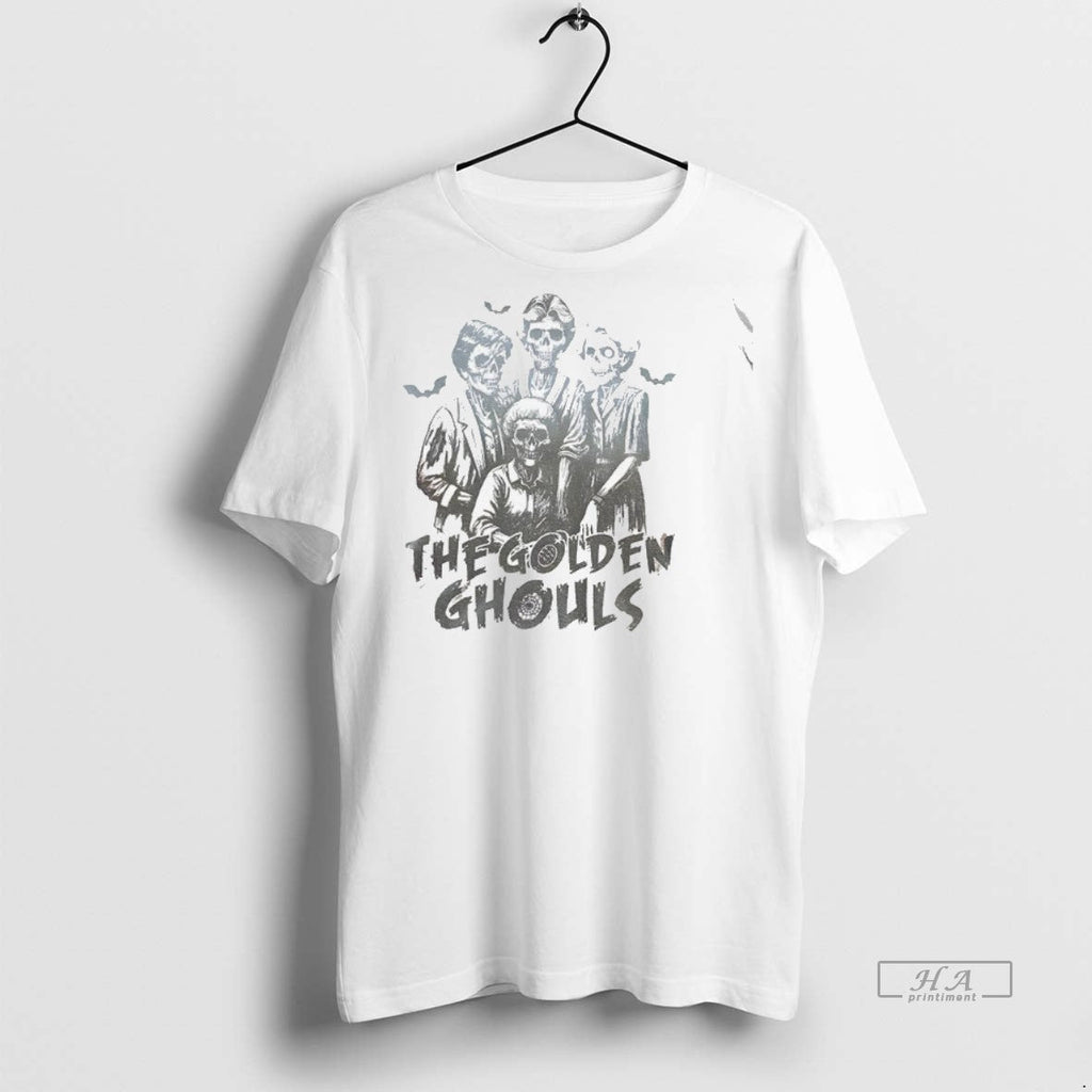 Official Trendy The Golden Ghouls Girls Halloween - Adult & Kids T-Shirts, Sweatshirts & Hoodies apparel design preview 1