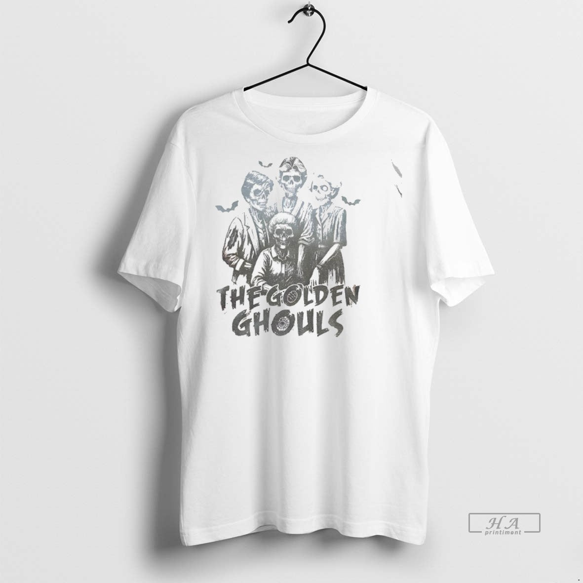Official Trendy The Golden Ghouls Girls Halloween - Adult & Kids T-Shirts, Sweatshirts & Hoodies apparel design preview 1