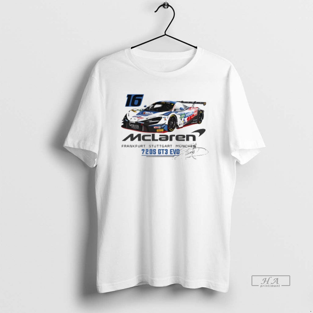 Official Trendy Timo Glock No 16 Mclaren Graphic - Adult & Kids T-Shirts, Sweatshirts & Hoodies apparel design preview 1