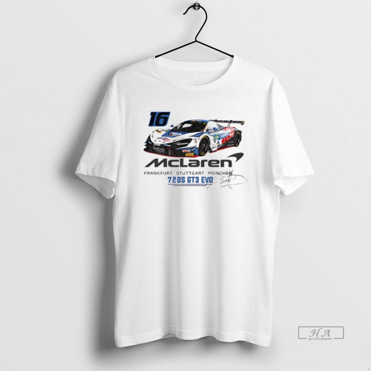 Official Trendy Timo Glock No 16 Mclaren Graphic - Adult & Kids T-Shirts, Sweatshirts & Hoodies apparel design preview 1