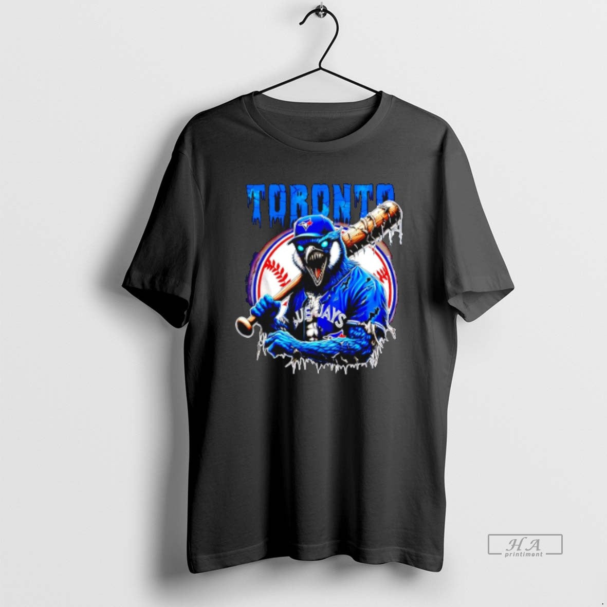 Official Trendy Toronto Blue Jays Horror Mashup - Adult & Kids T-Shirts, Sweatshirts & Hoodies apparel design preview 1