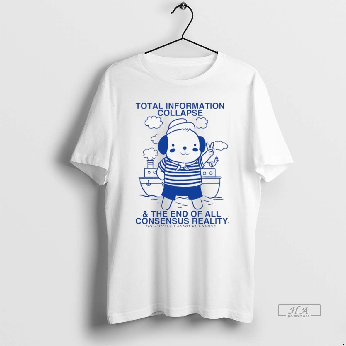 Official Trendy Total Information Collapse And The - Adult & Kids T-Shirts, Sweatshirts & Hoodies apparel design preview 1
