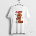 Official Trendy Travis Kelce Pumpkin Trick Or Treat - Adult & Kids T-Shirts, Sweatshirts & Hoodies apparel design preview 1