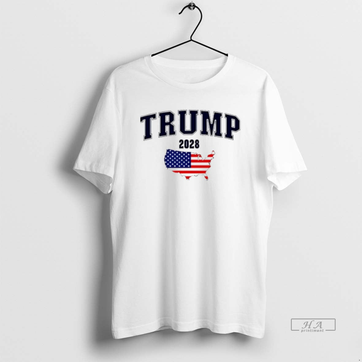 Official Trendy Trump 2028 Us Map - Adult & Kids T-Shirts, Sweatshirts & Hoodies apparel design preview 1
