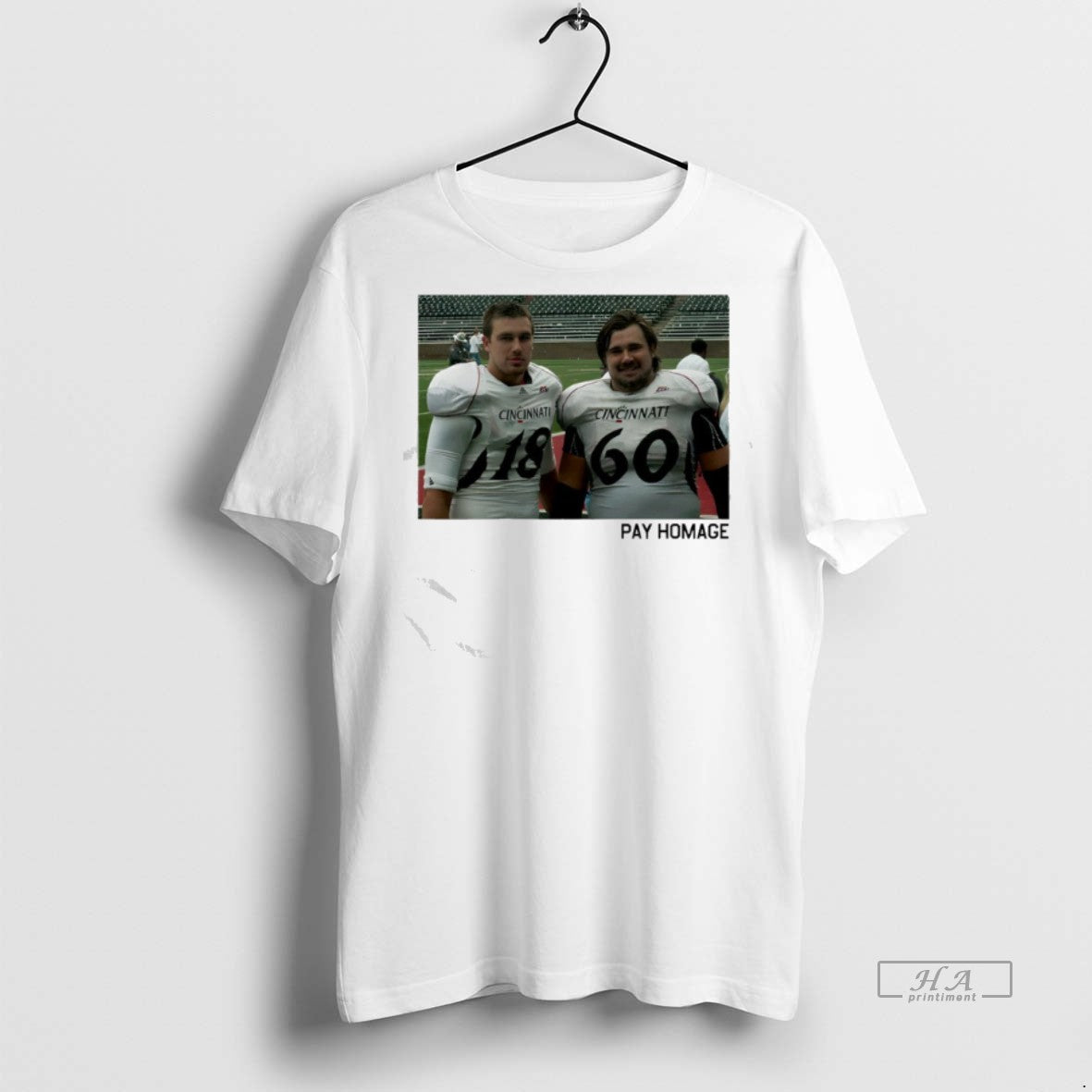 Official Trendy Uc Bearcats Kelce Brothers Pay Homage - Adult & Kids T-Shirts, Sweatshirts & Hoodies apparel design preview 1
