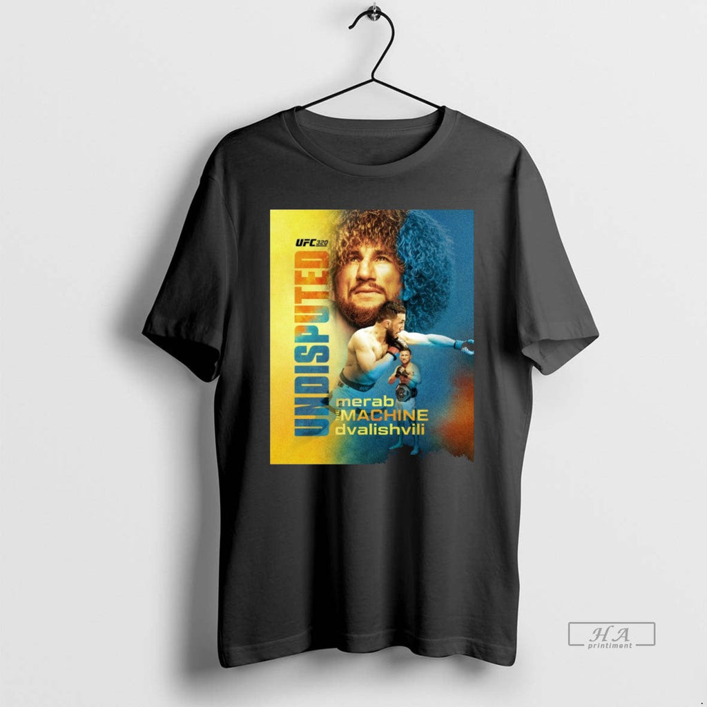 Official Trendy Ufc 320 Merab Dvalishvili The Machine - Adult & Kids T-Shirts, Sweatshirts & Hoodies apparel design preview 1