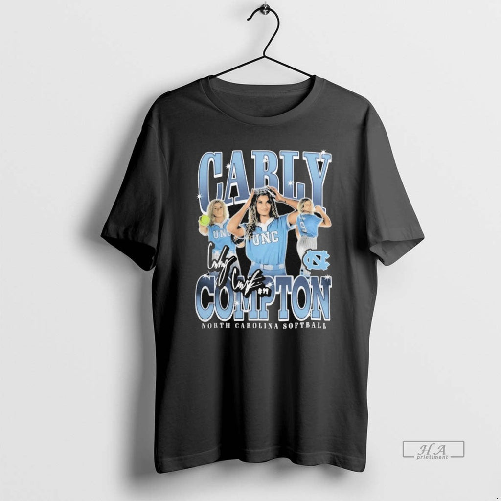 Official Trendy Unc Softball Carly Compton Retro 90s - Adult & Kids T-Shirts, Sweatshirts & Hoodies apparel design preview 1