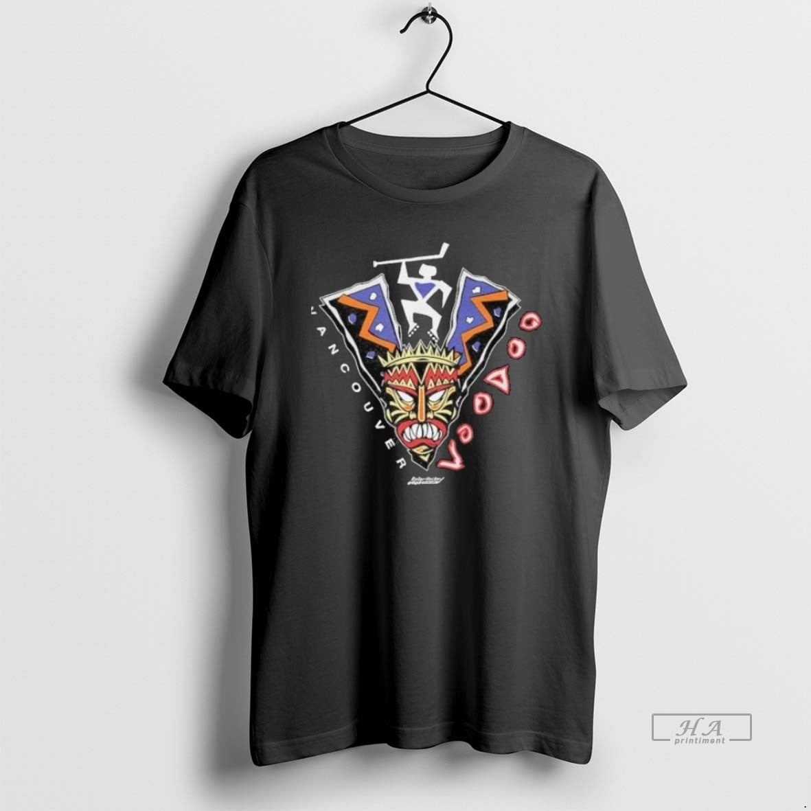 Official Trendy Vancouver Voodoo Roller Hockey 1993 - Adult & Kids T-Shirts, Sweatshirts & Hoodies apparel design preview 1