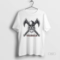 Official Trendy Viking Valhalla Skull Crosses Axe - Adult & Kids T-Shirts, Sweatshirts & Hoodies apparel design preview 1