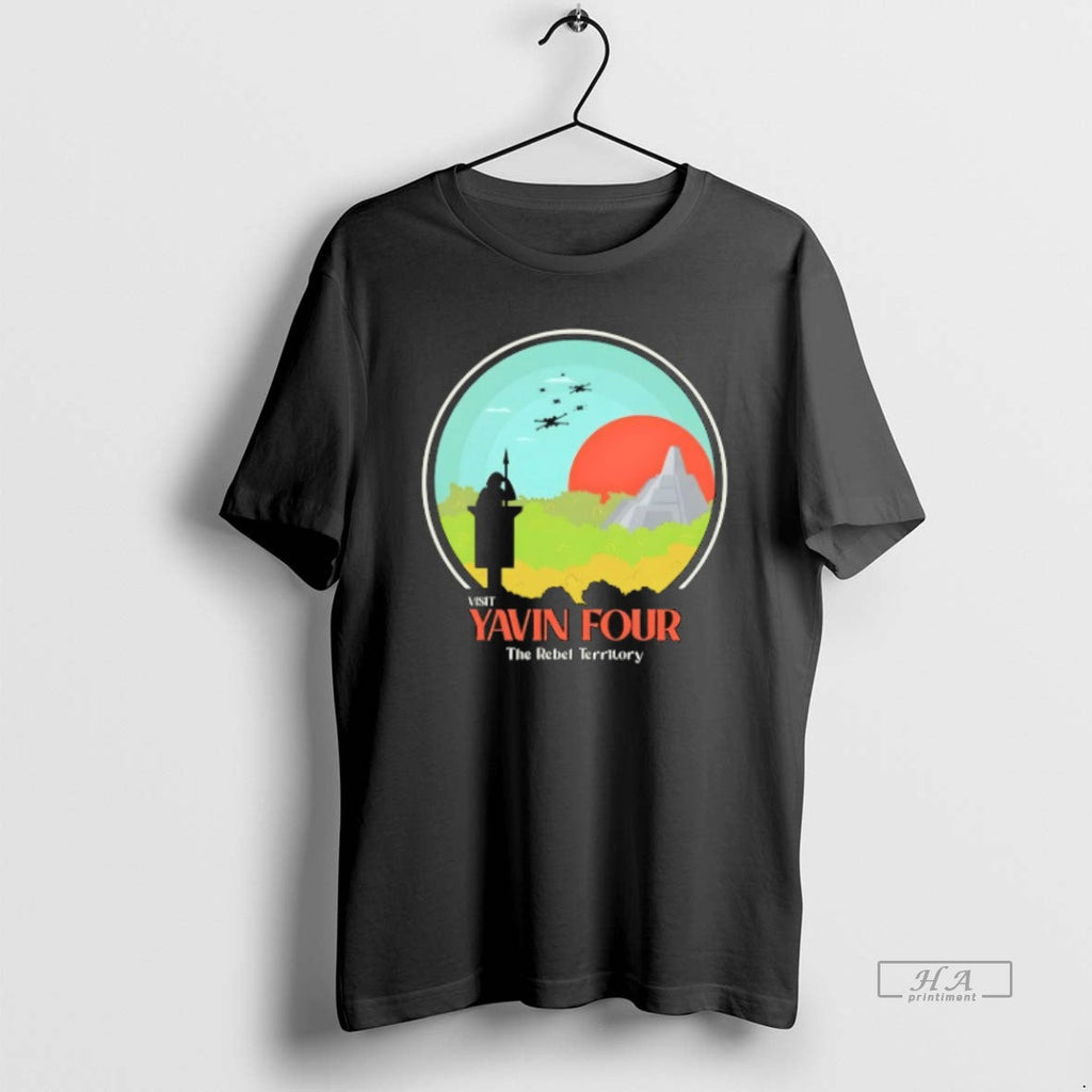 Official Trendy Visit Yavin Four The Rebel Territory - Adult & Kids T-Shirts, Sweatshirts & Hoodies apparel design preview 1